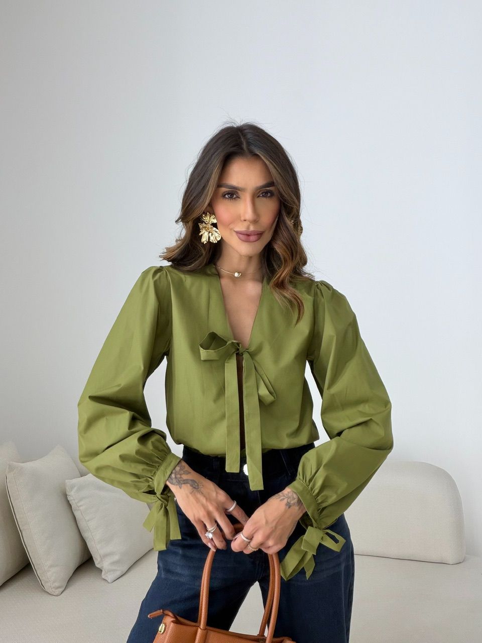 BODY CLAUDIA AMARRAÇÃO VERDE