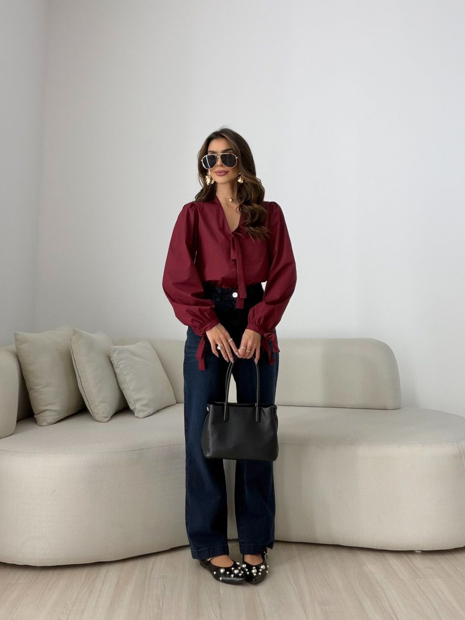 BODY CLAUDIA AMARRAÇÃO VINHO