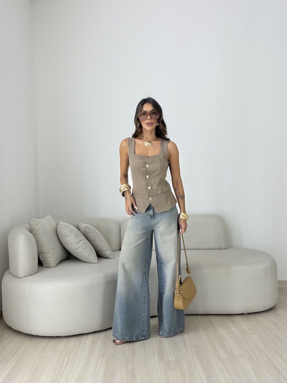 COLETE JENIFER ALFAIATARIA CAQUI