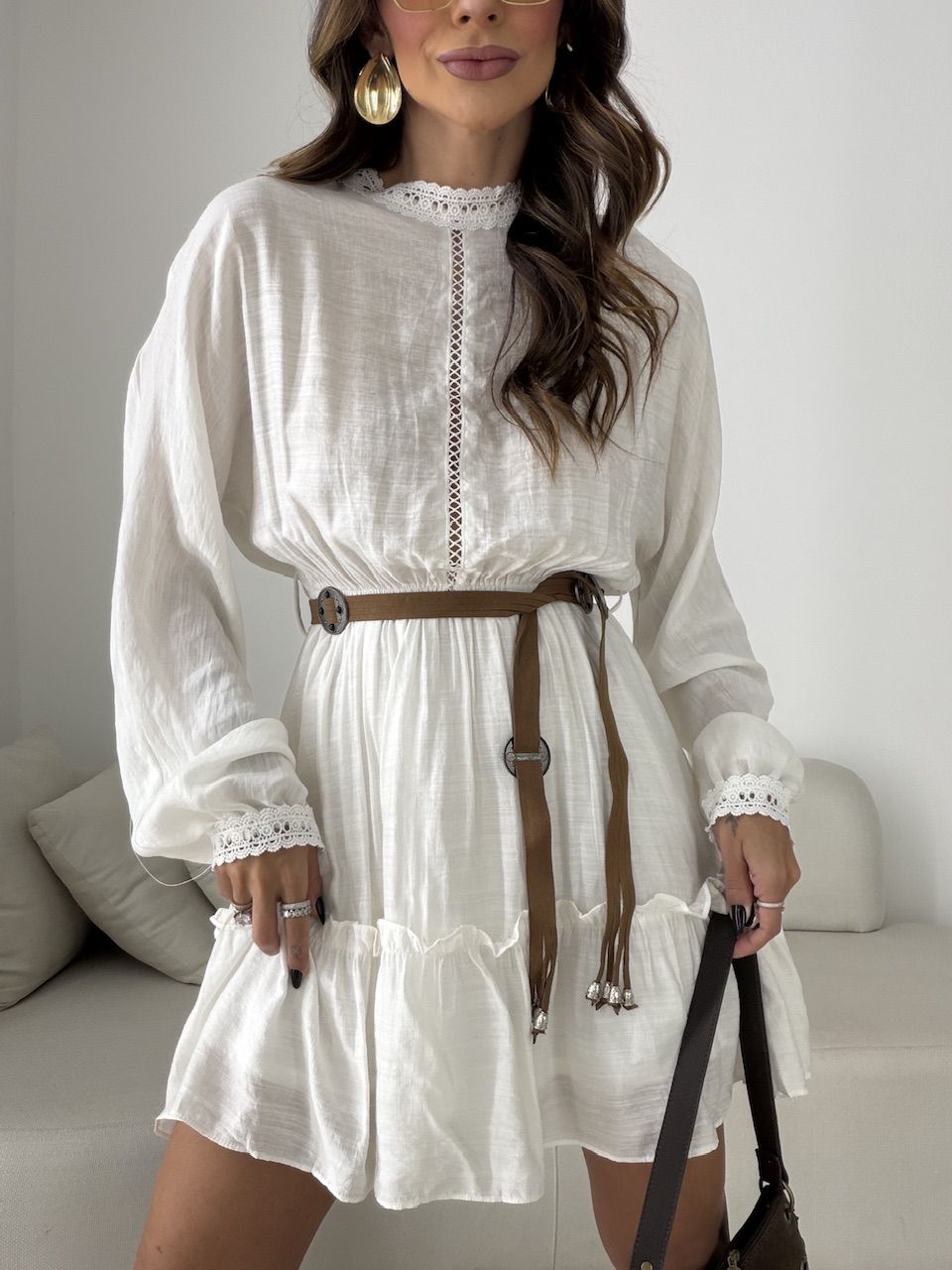 VESTIDO SAMIRA MANGA LONGA OFF