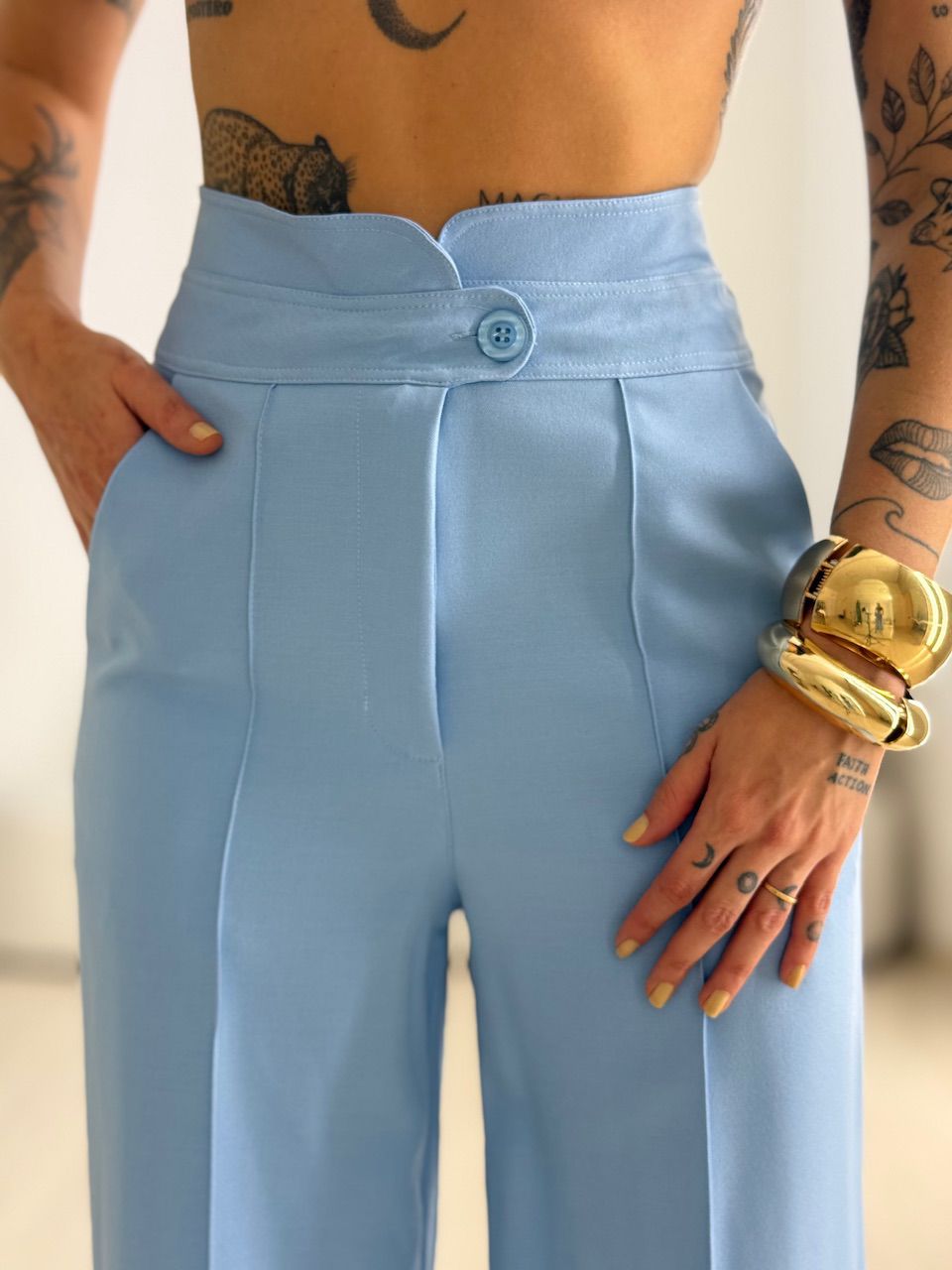CALÇA LÊ PANTALONA AZUL