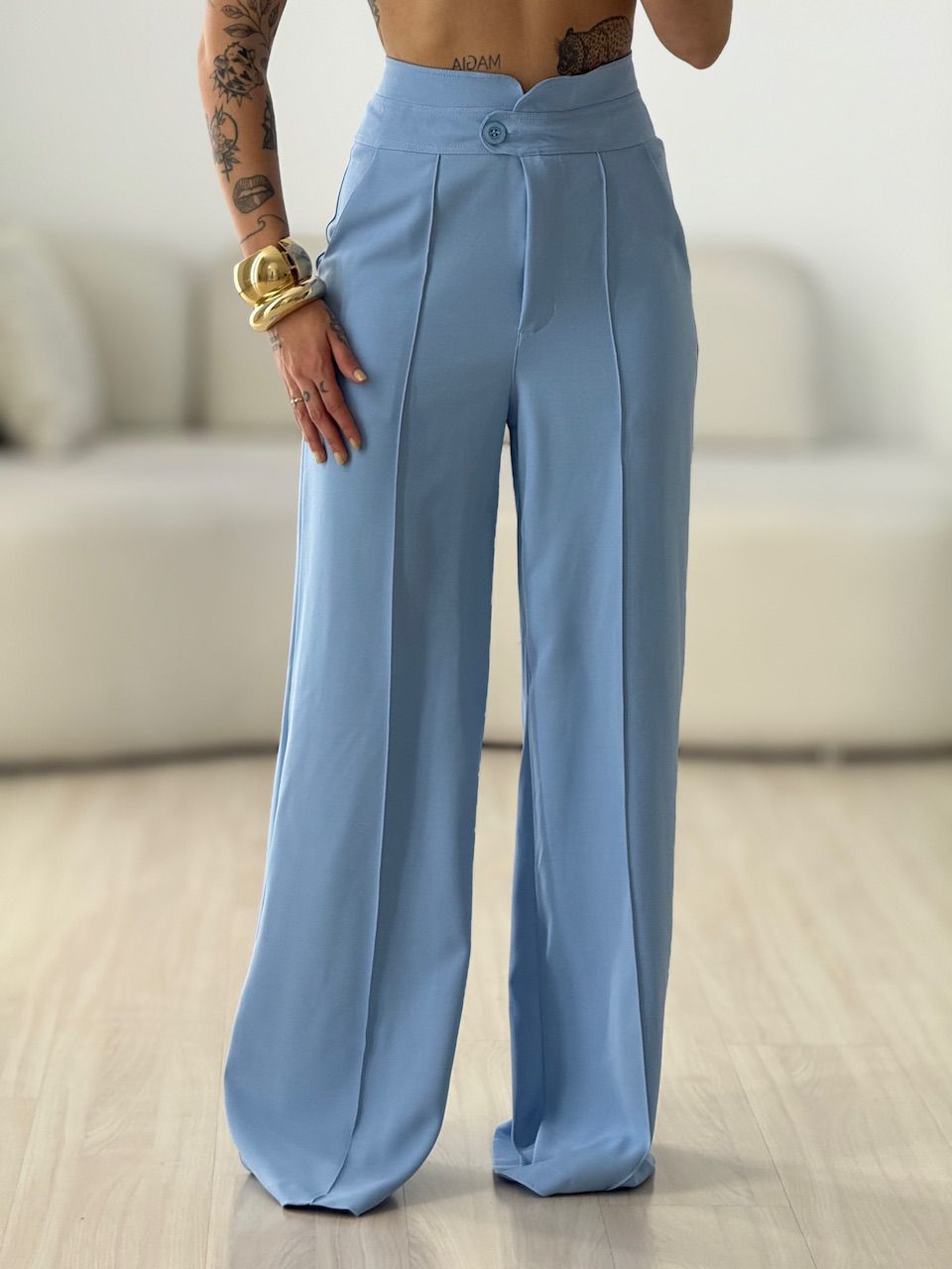 CALÇA LÊ PANTALONA AZUL - 0069630109 - CAROLLA FERRARO