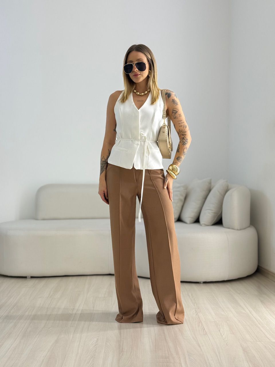 CALÇA LÊ PANTALONA MARROM