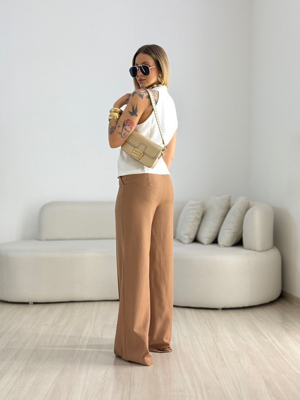 CALÇA LÊ PANTALONA MARROM