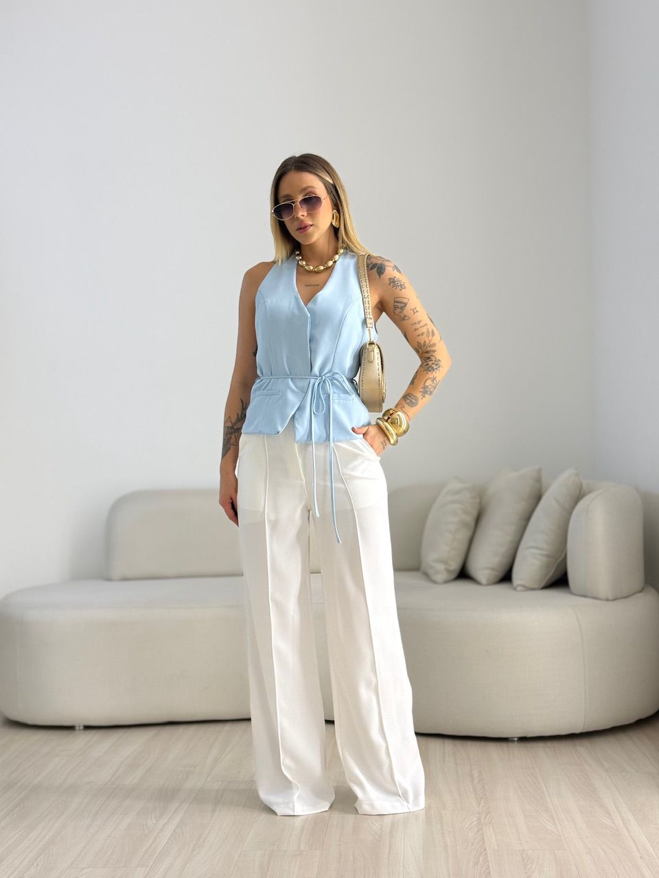 COLETE LIZ BOTÕES BABY BLUE