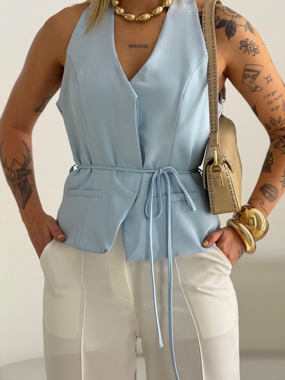 COLETE LIZ BOTÕES BABY BLUE