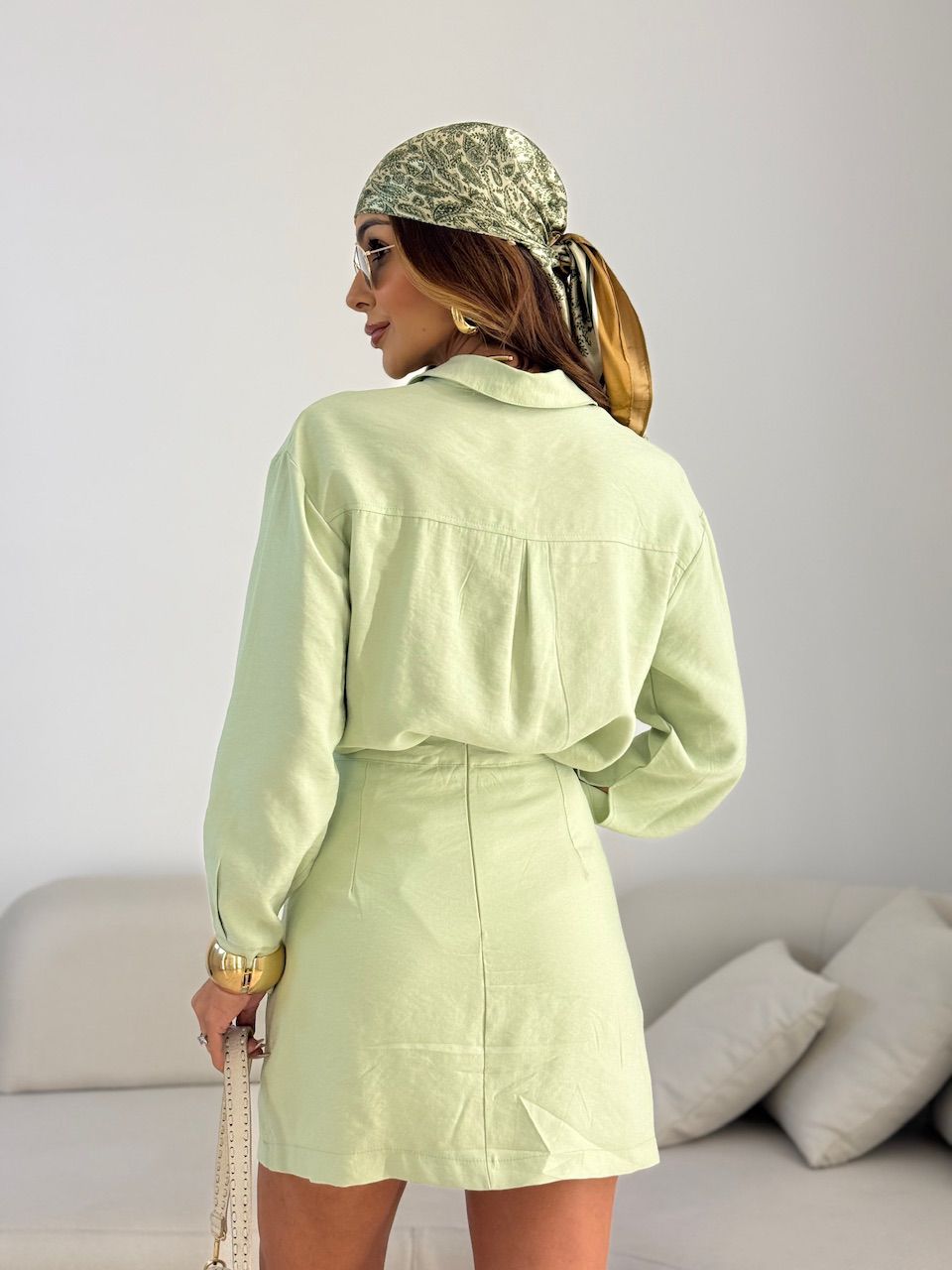 CONJUNTO CAMILE SHORT SAIA VERDE