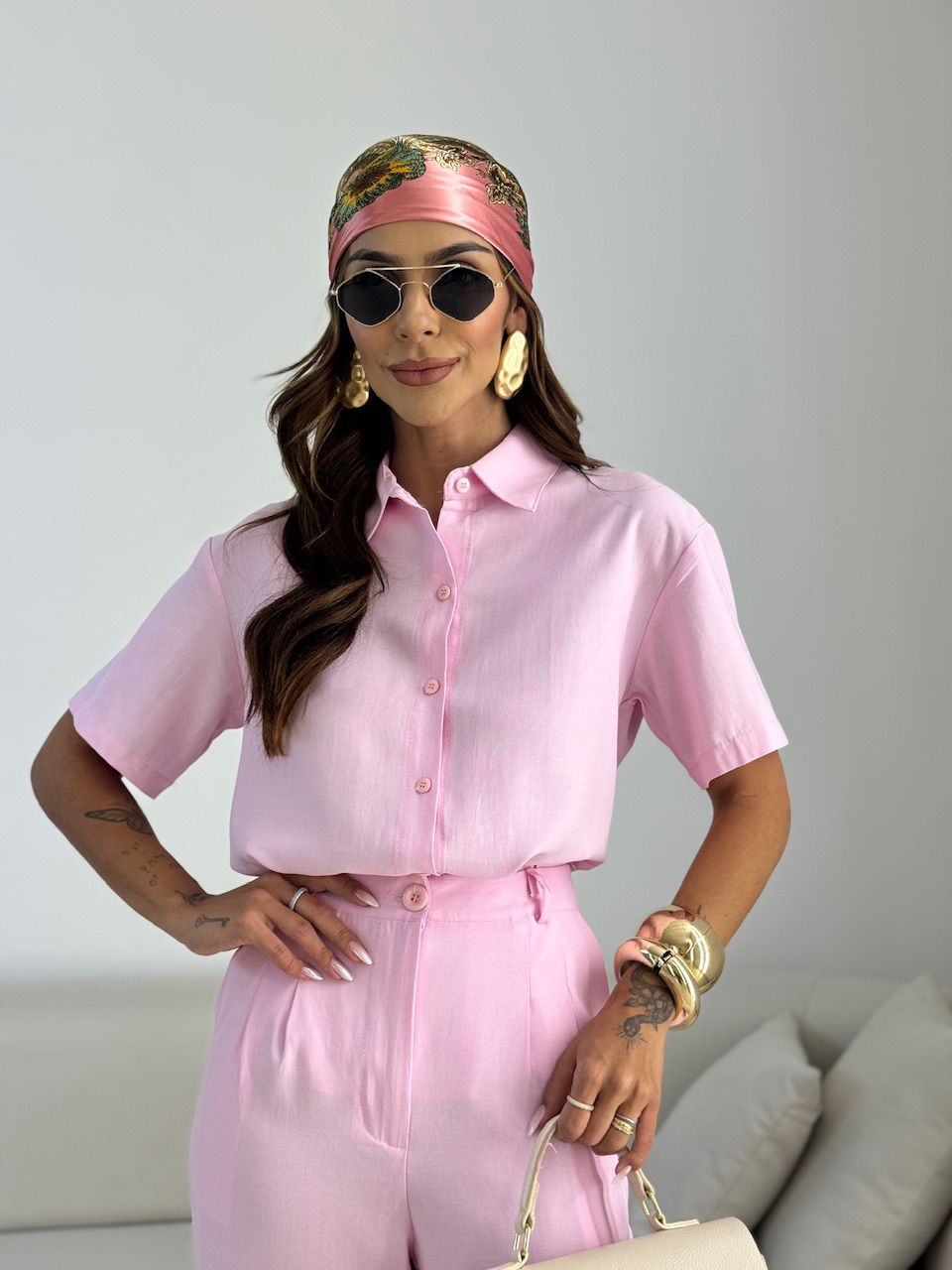 CONJUNTO SAMANTA CALÇA BABY PINK