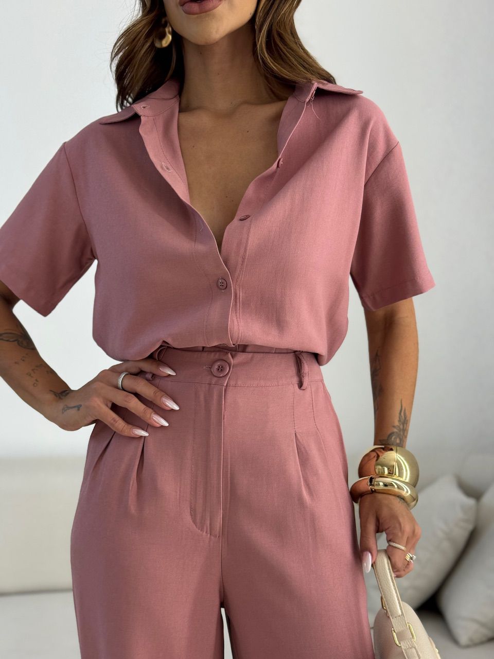 CONJUNTO SAMANTA CALÇA ROSÊ