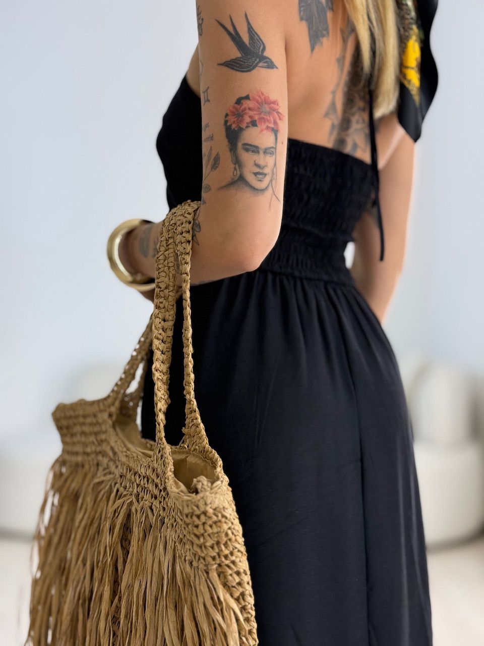 VESTIDO JOSI LONGO PRETO