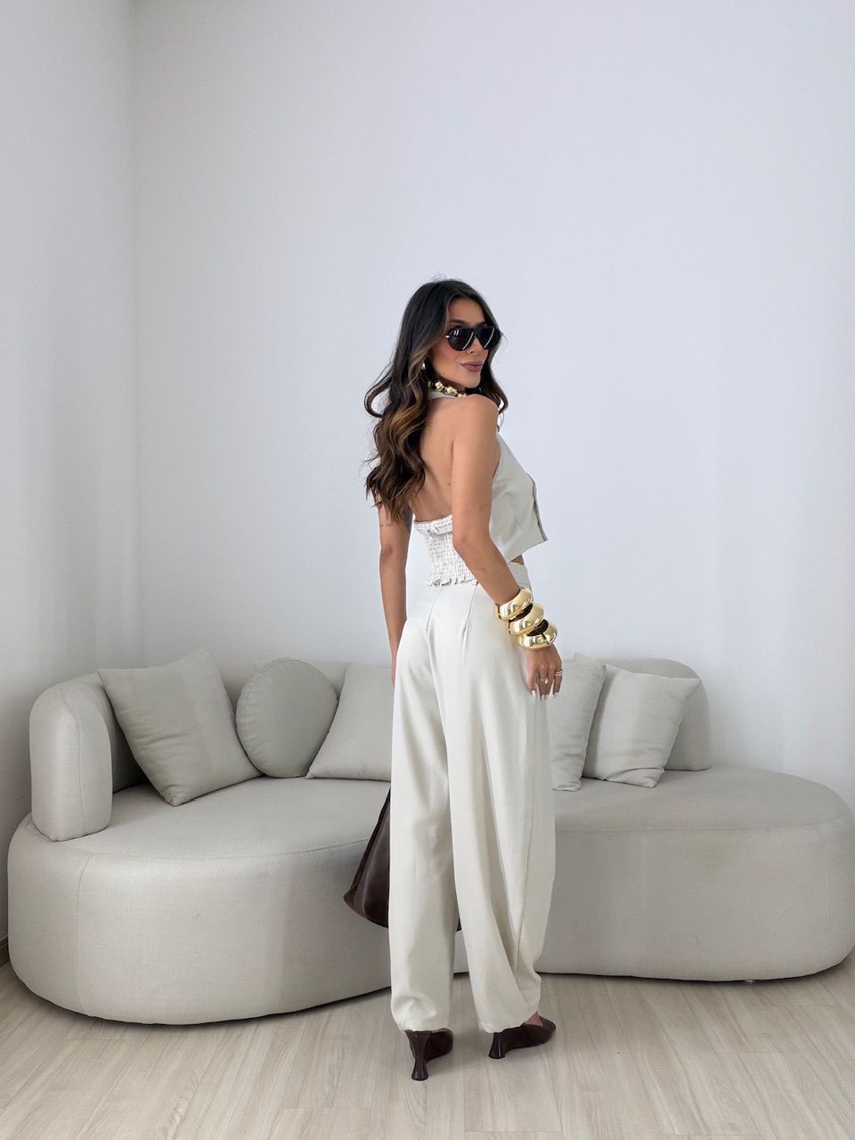 CONJUNTO ANANDA CALÇA CINZA