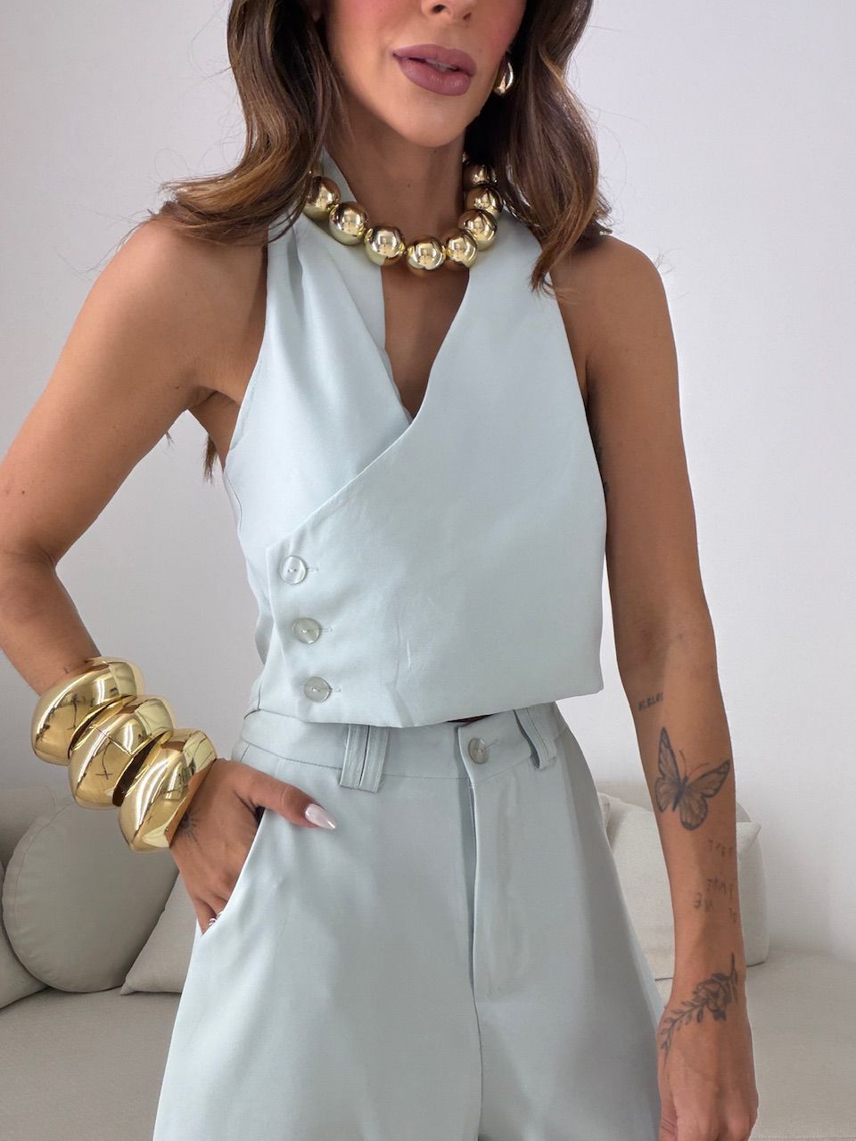 CONJUNTO ANANDA CALÇA MENTA