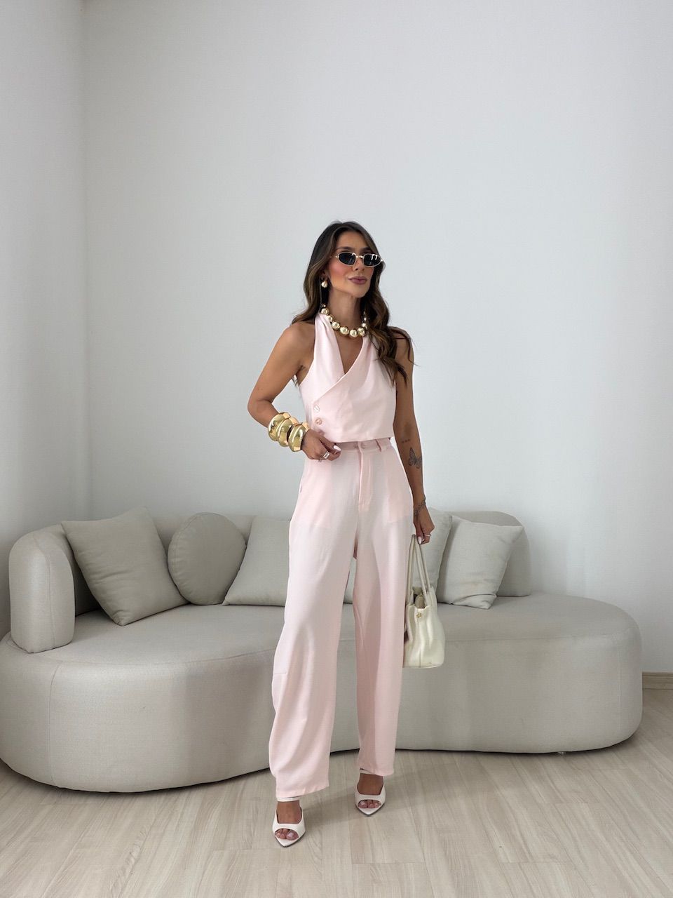 CONJUNTO ANANDA CALÇA ROSA - 0081370031 - CAROLLA FERRARO