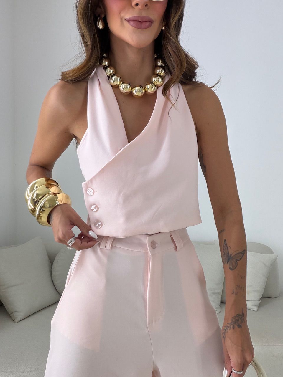 CONJUNTO ANANDA CALÇA ROSA