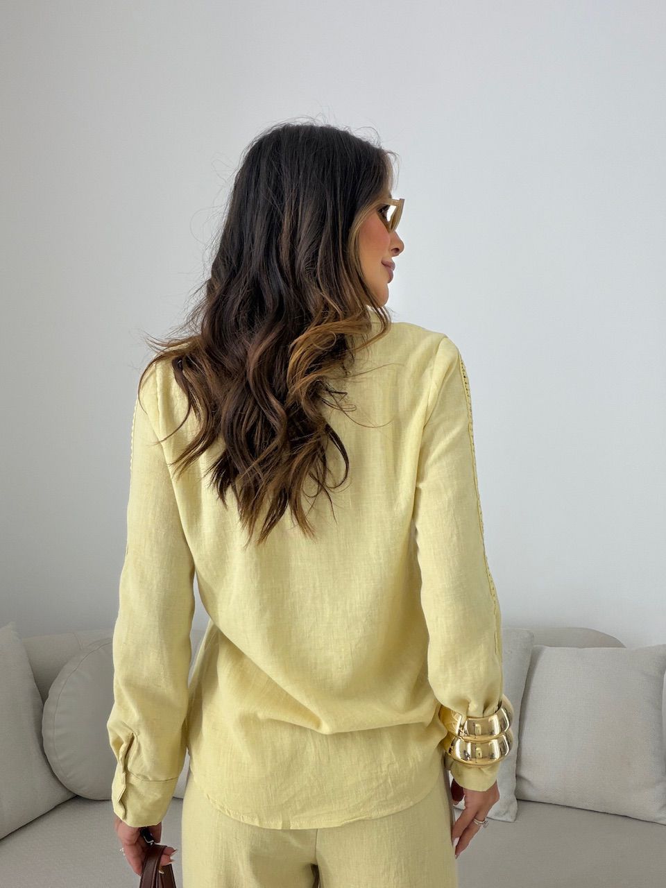 CONJUNTO JÉSSICA LINHO AMARELO