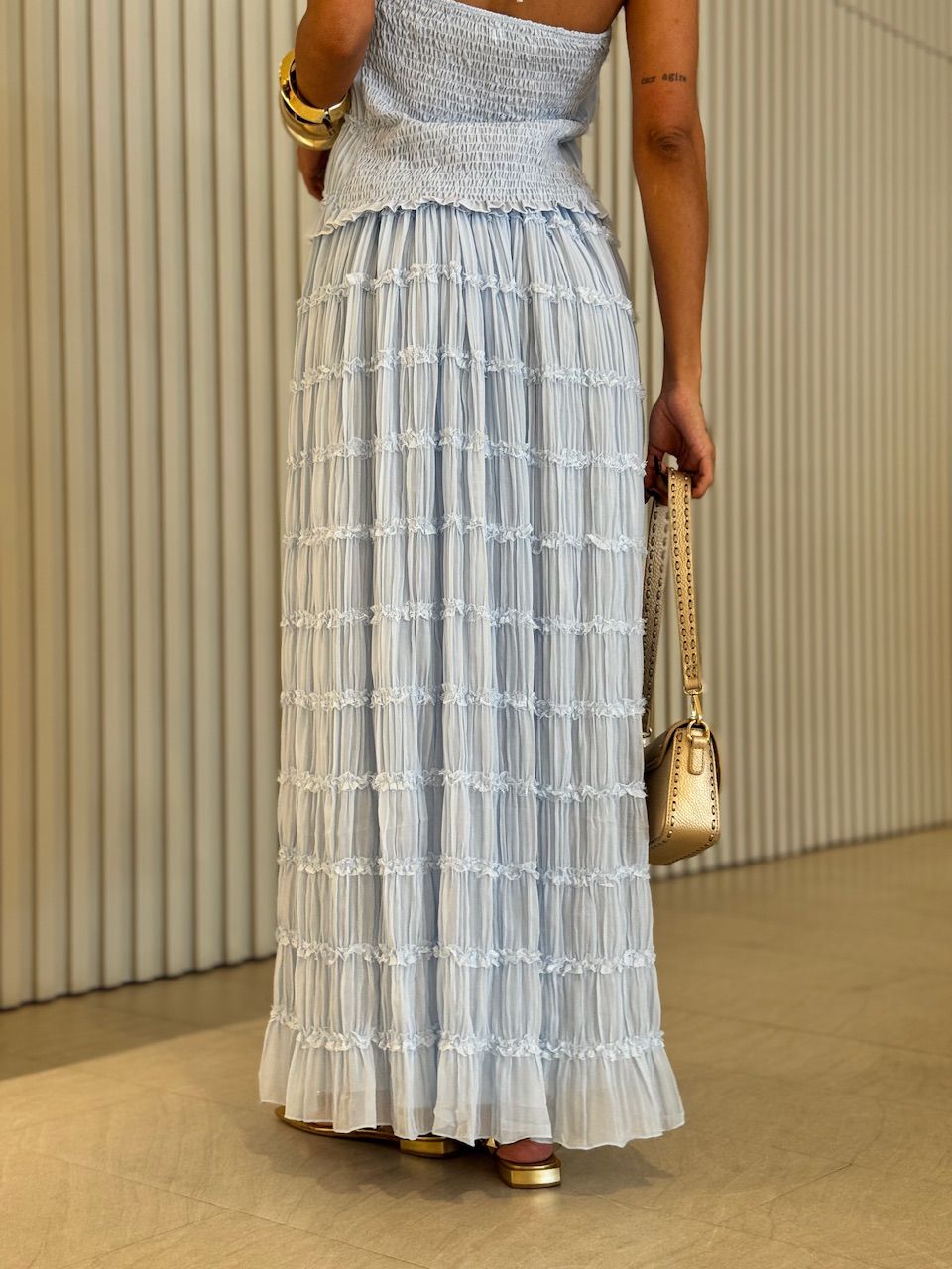 CONJUNTO KATE SAIA LONGA BABY BLUE