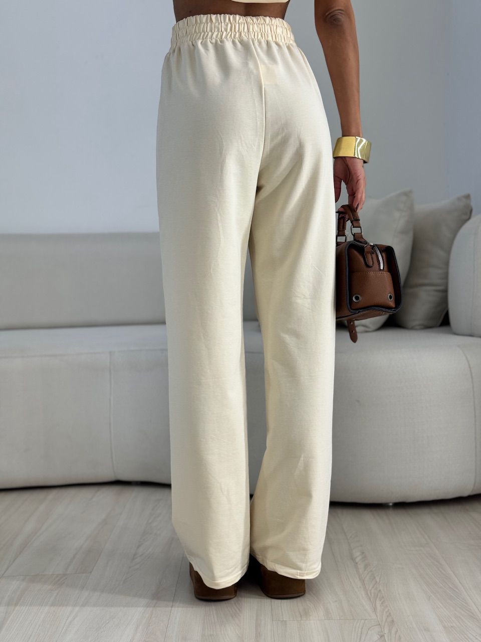 CONJUNTO MELISSA CAMISETA CALÇA AREIA