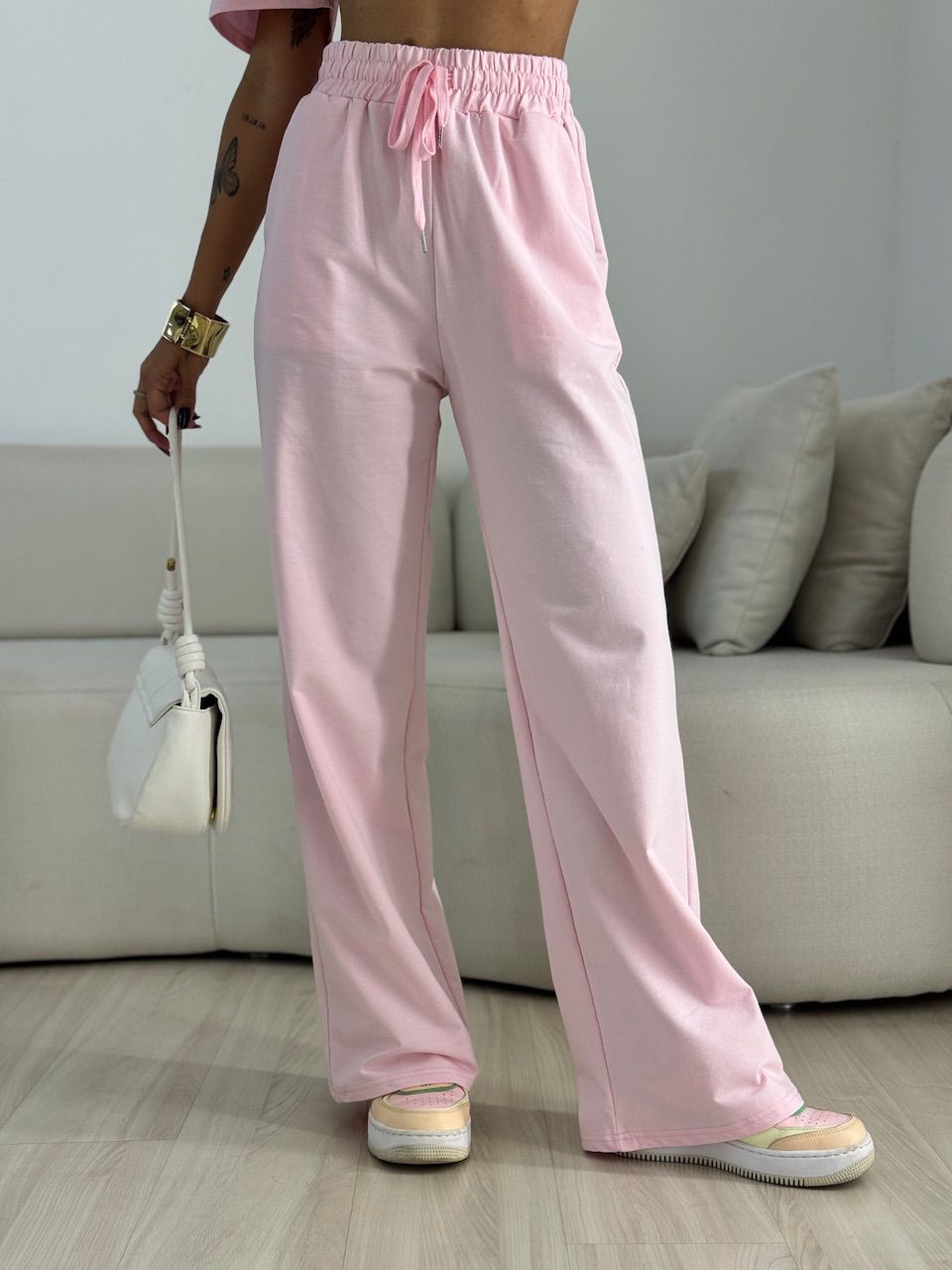 CONJUNTO MELISSA CAMISETA CALÇA BABY PINK