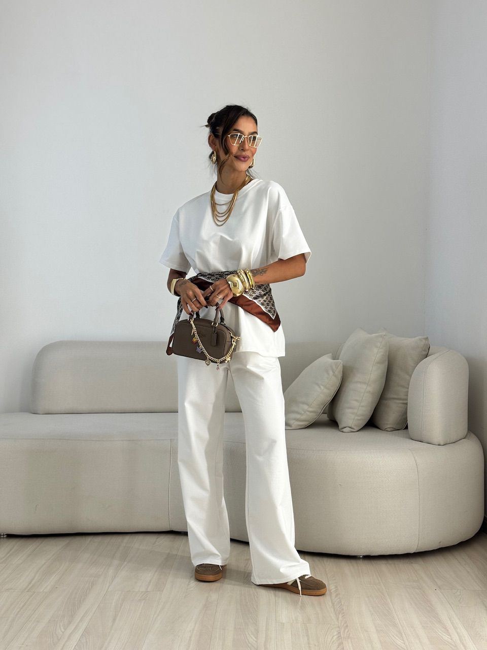 CONJUNTO MELISSA CAMISETA CALÇA OFF