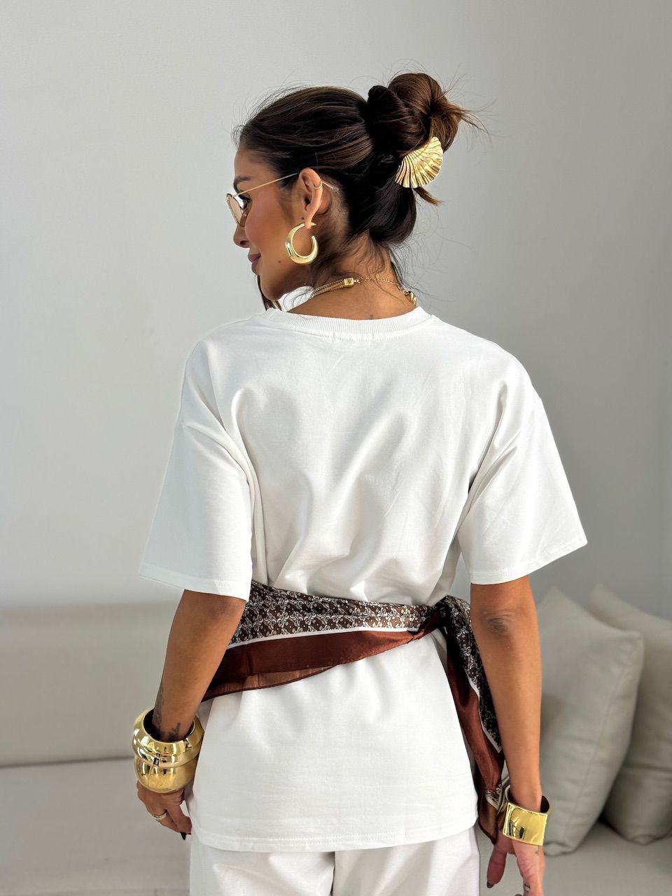 CONJUNTO MELISSA CAMISETA CALÇA OFF