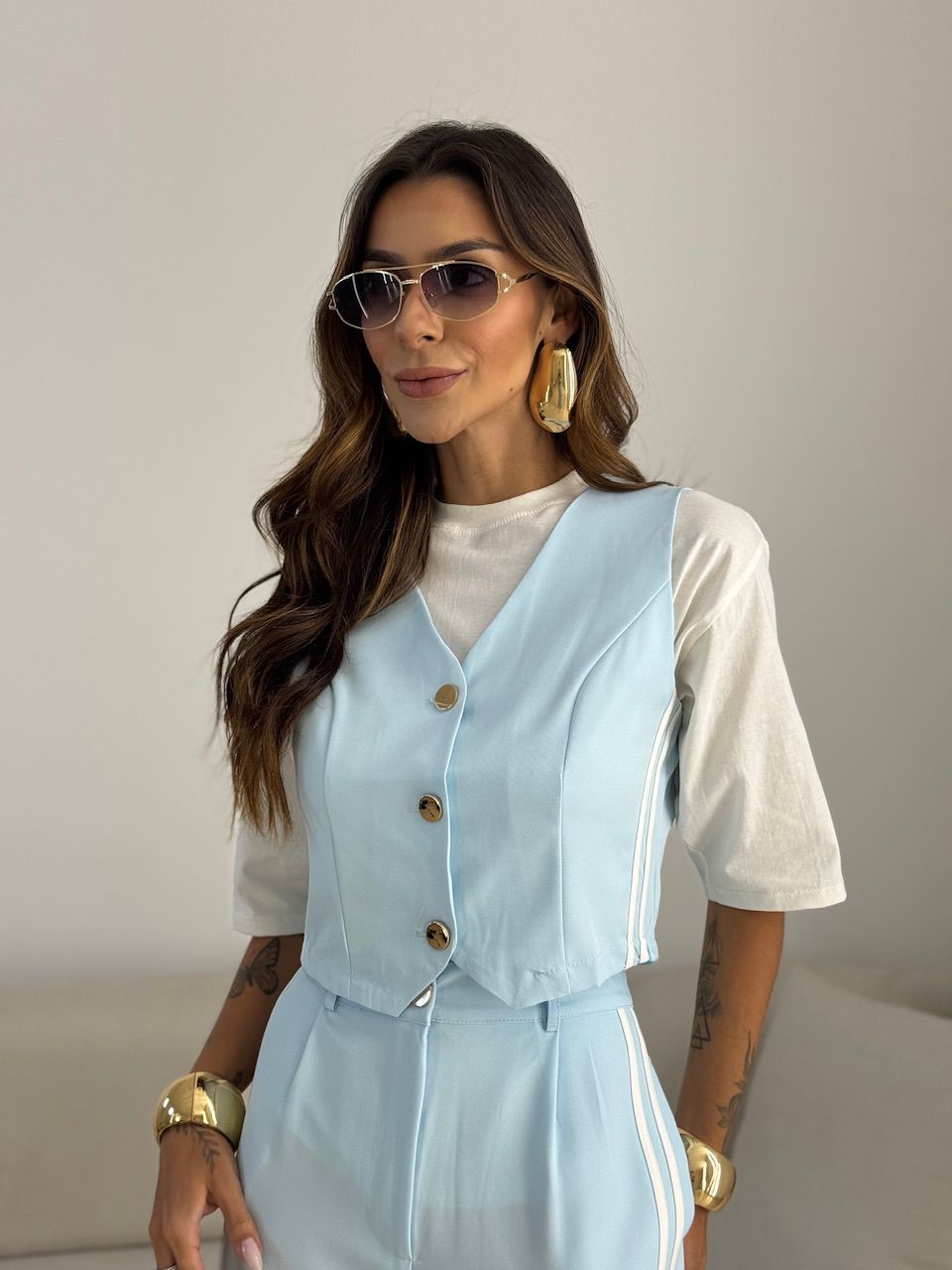 CONJUNTO KIARA LISTRAS BABY BLUE