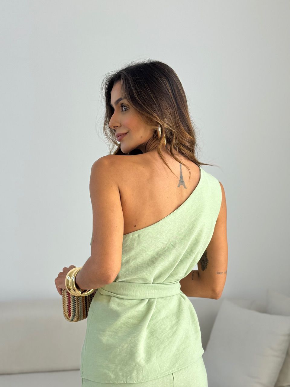 CONJUNTO LEILA NULA MANGA VERDE