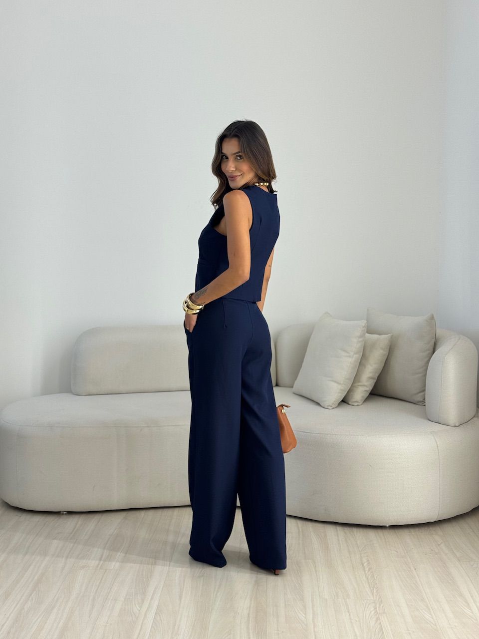 CONJUNTO LIZ ALFAIATARIA MARINHO