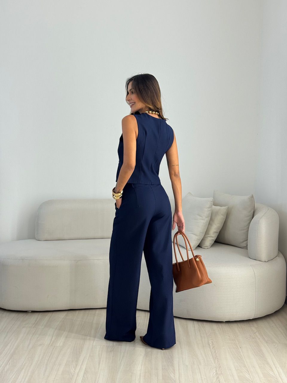 CONJUNTO LIZ ALFAIATARIA MARINHO