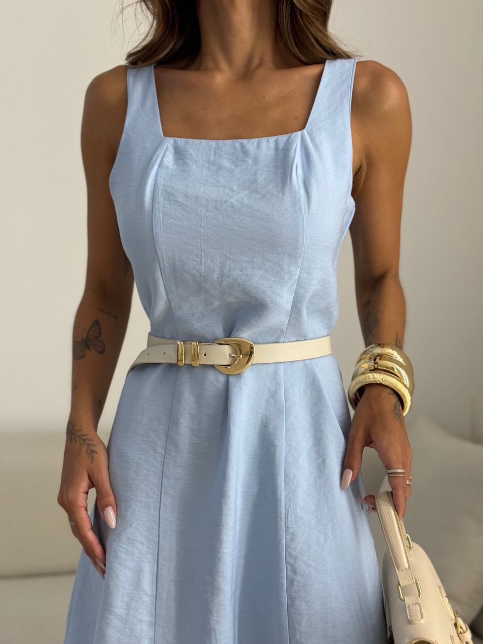 VESTIDO SOL CURTO AZUL