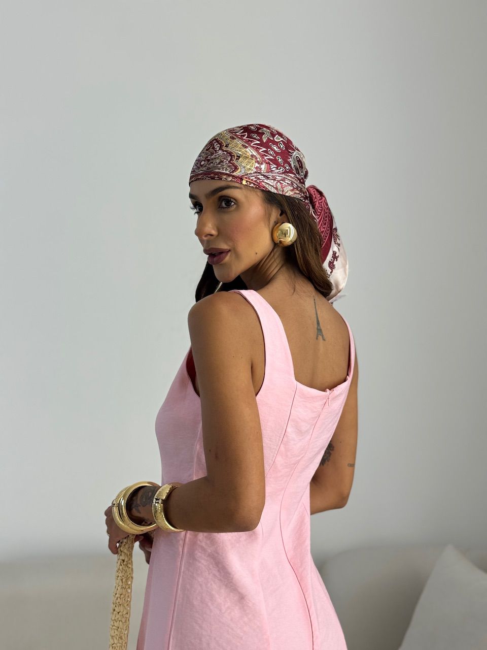 VESTIDO SOL CURTO ROSA