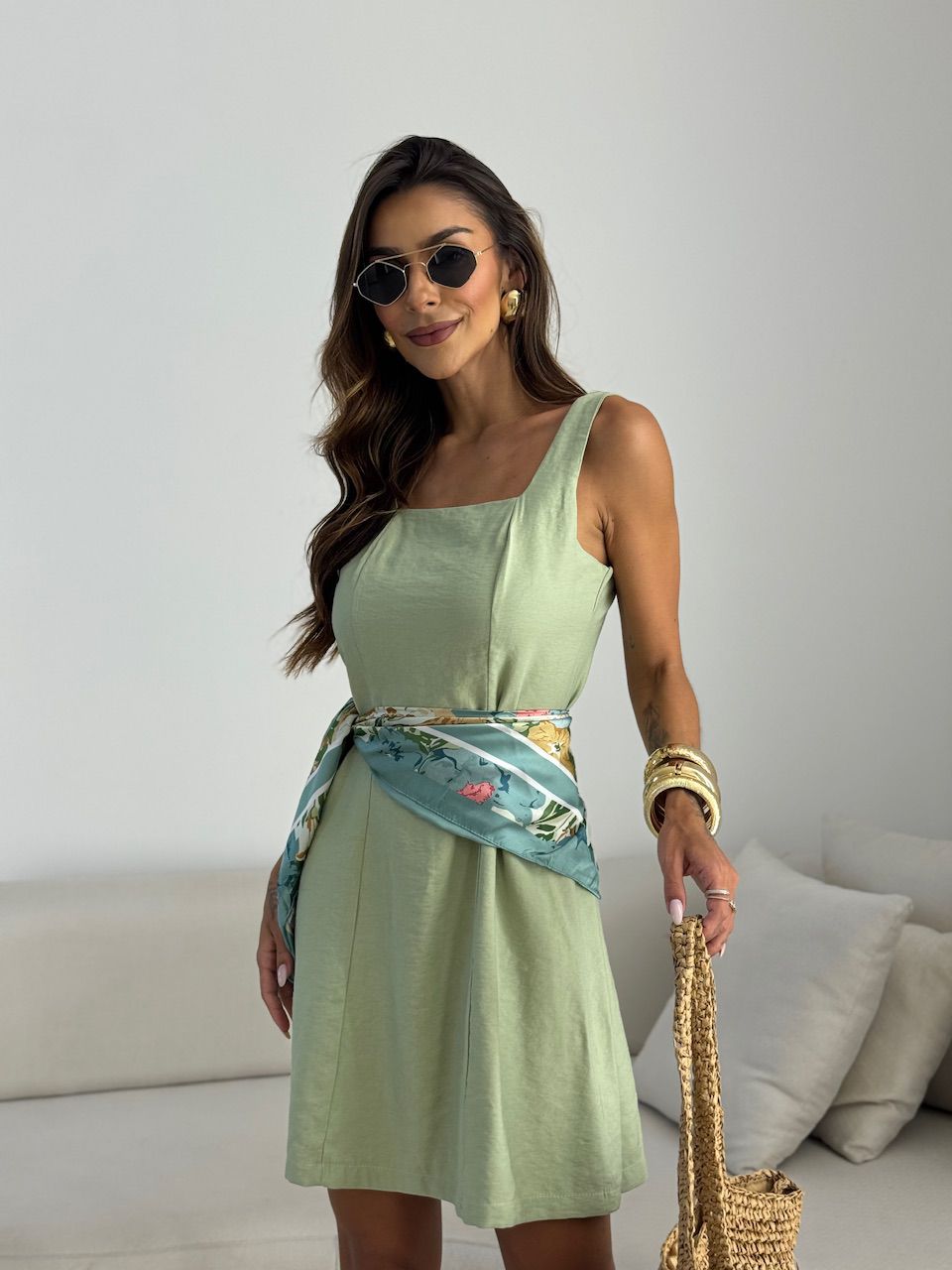 VESTIDO SOL CURTO VERDE