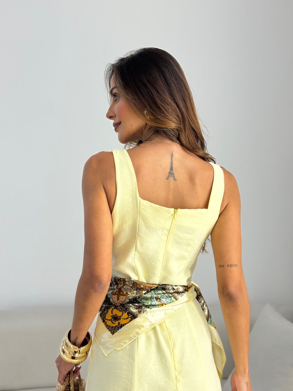 VESTIDO SOL CURTO YELLOW BUTTER