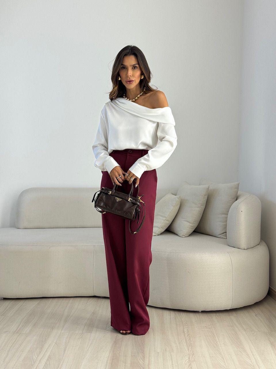 BLUSA PRISCILA OMBRO CAÍDO OFF