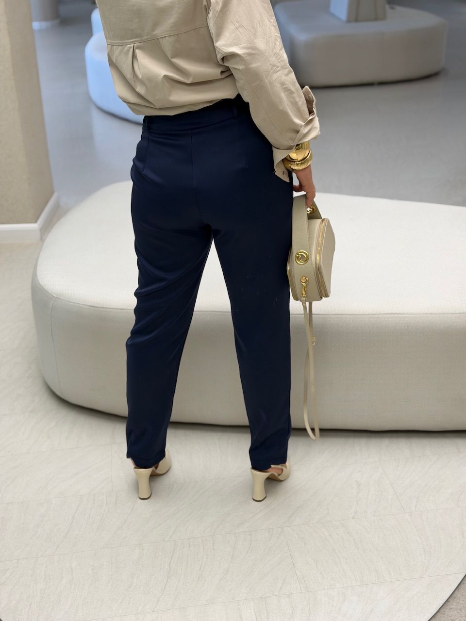 CALÇA ALICE ALFAIATARIA MARINHO