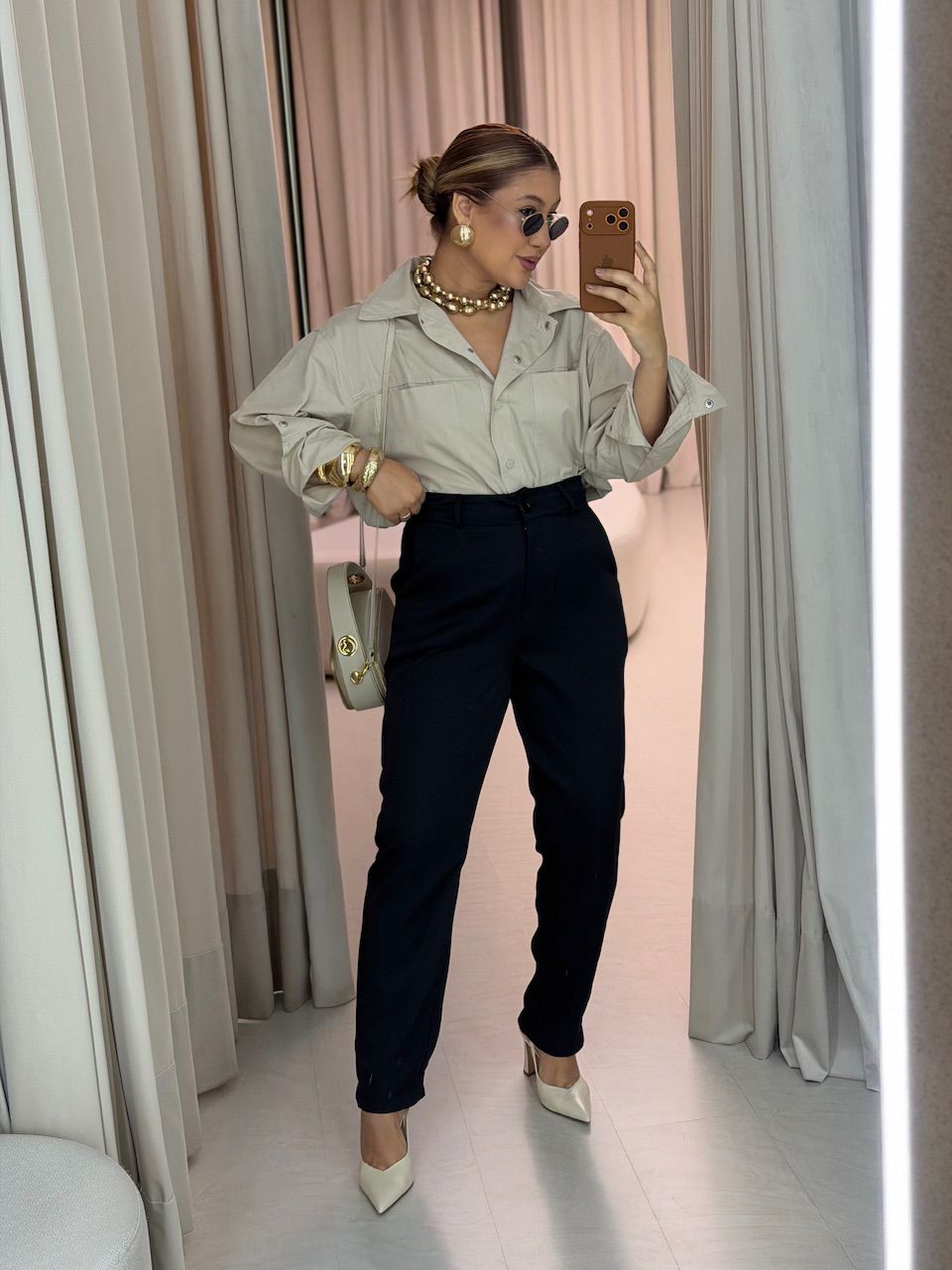 CALÇA ALICE ALFAIATARIA PRETA