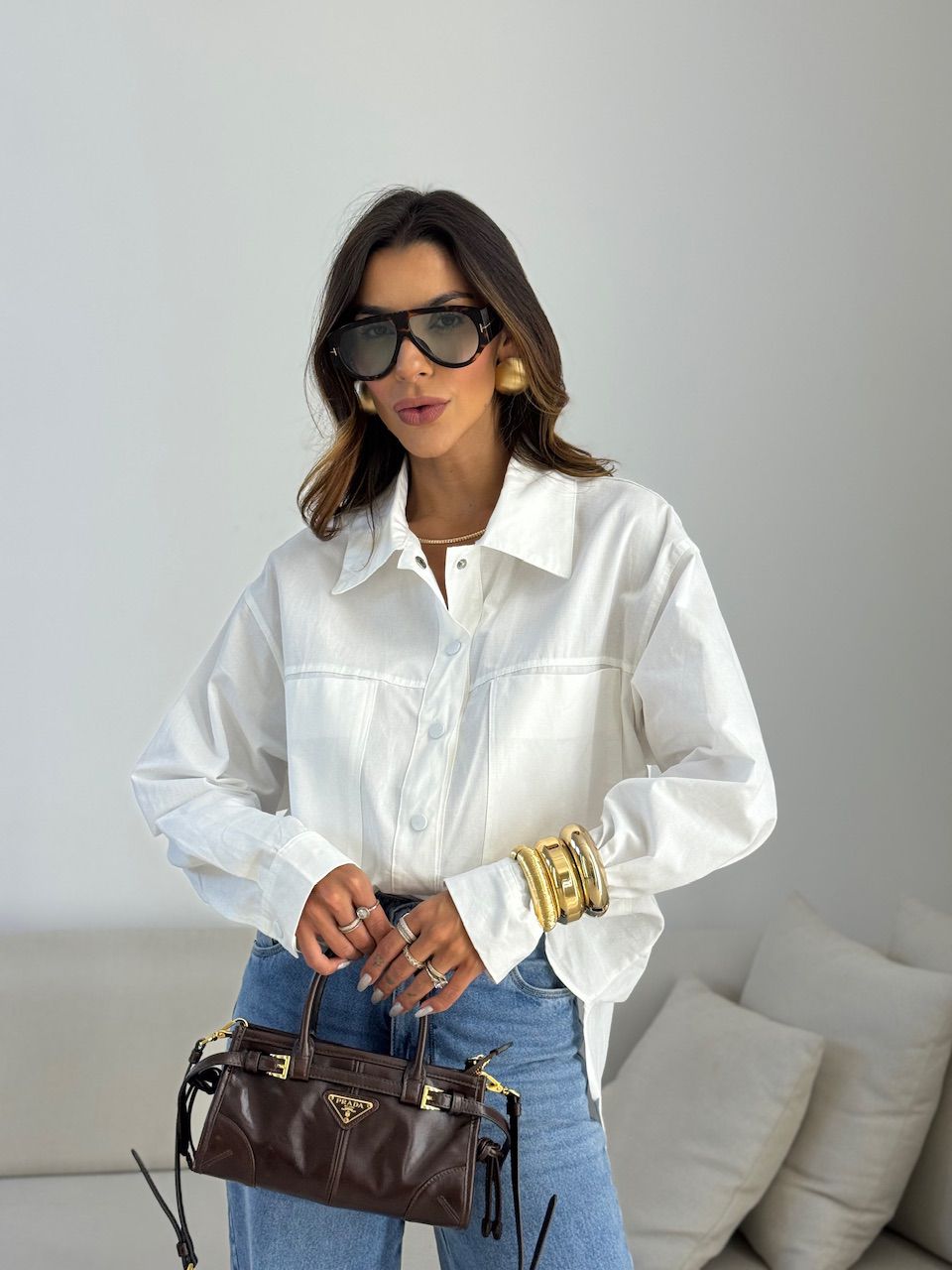 CAMISA GABI OVER OFF