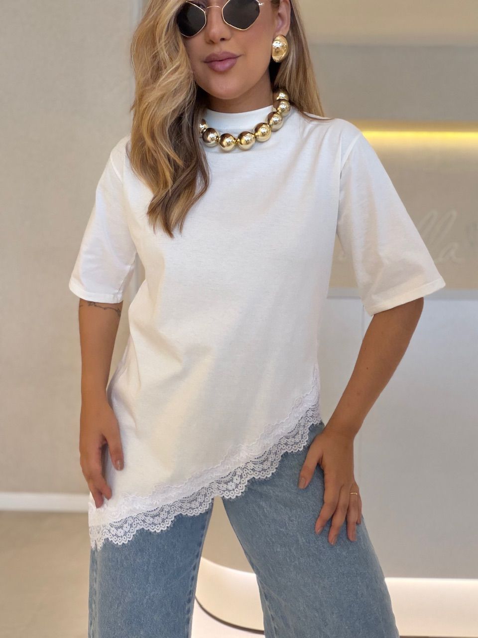 BLUSA MARIANA CF RENDA OFF