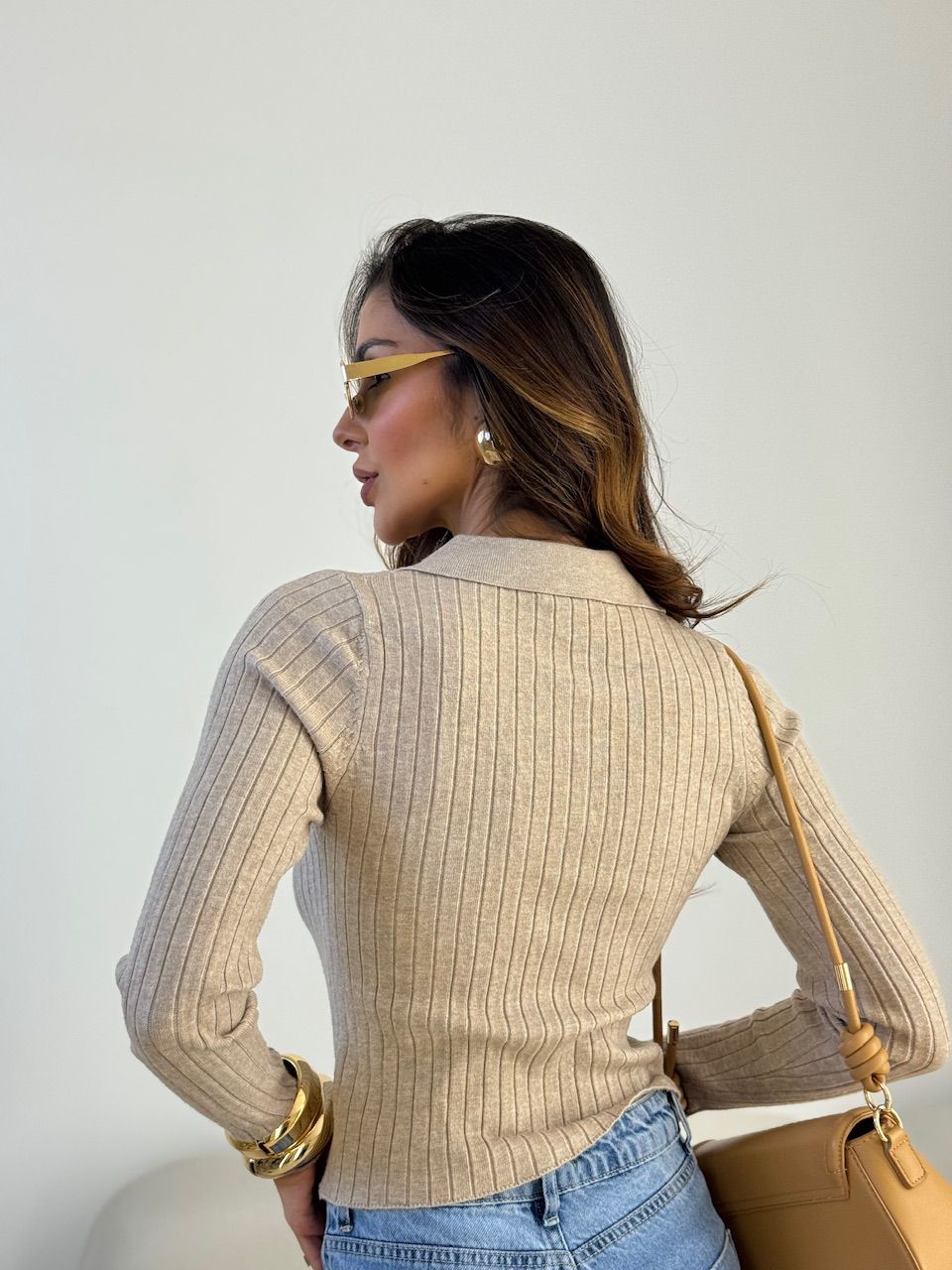 TRICOT DOMINIQUE ZÍPER AREIA