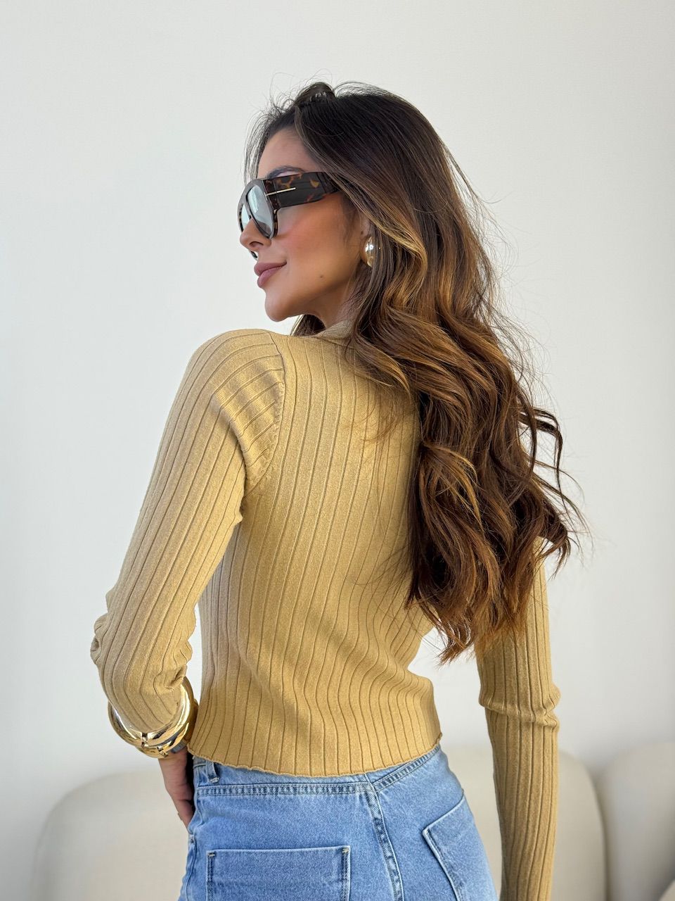 TRICOT DOMINIQUE ZÍPER NUDE