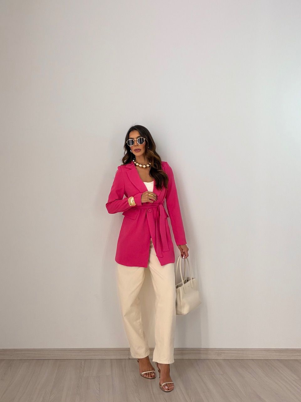 BLAZER MOANA FORRADO PINK