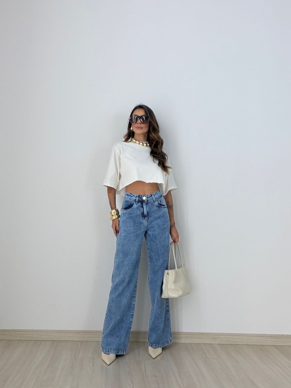 CALÇA ÉRICA WIDE LEG JEANS