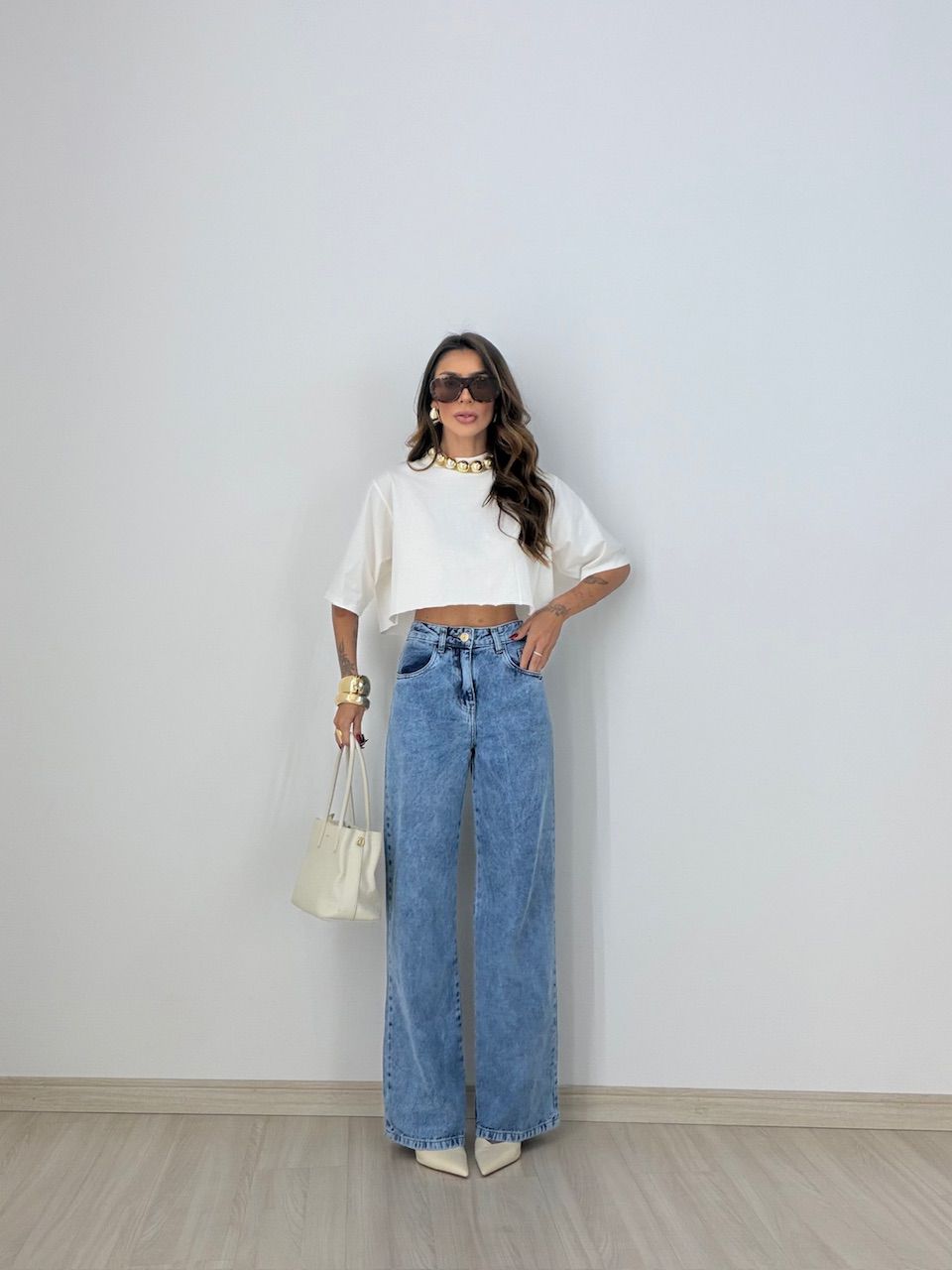 CALÇA ÉRICA WIDE LEG JEANS