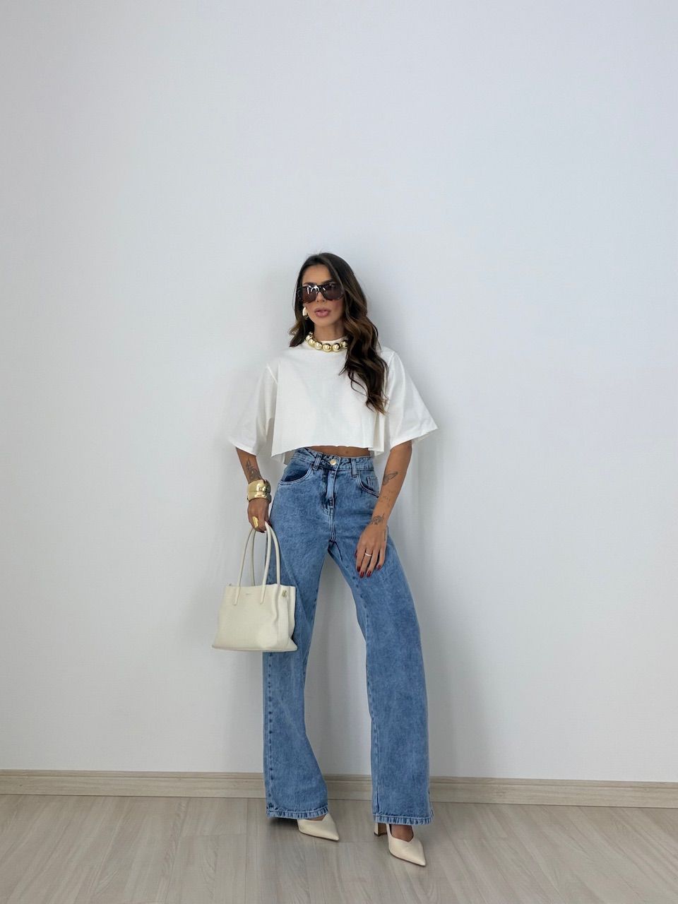 CALÇA ÉRICA WIDE LEG JEANS