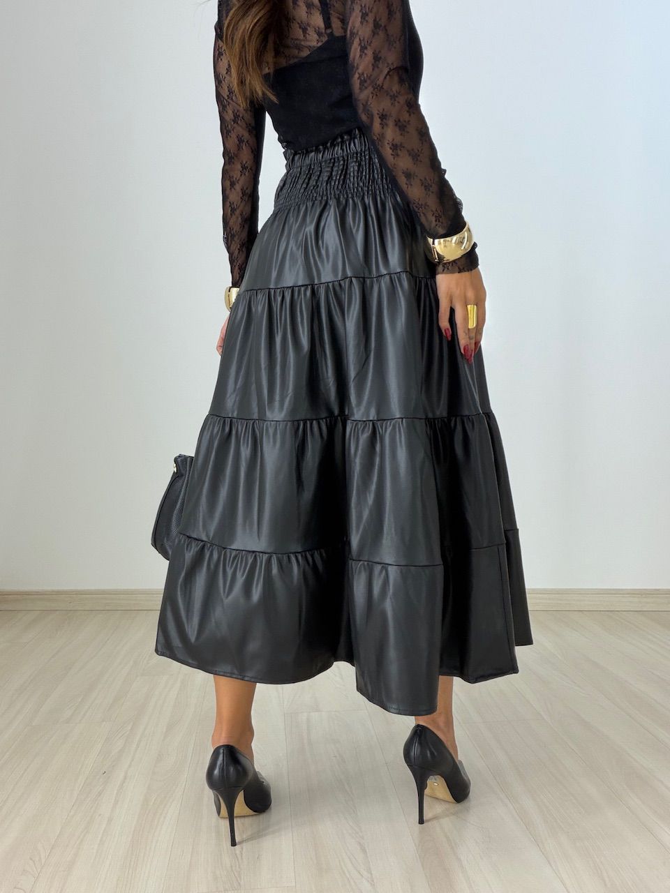 SAIA NICOLY PU PRETO