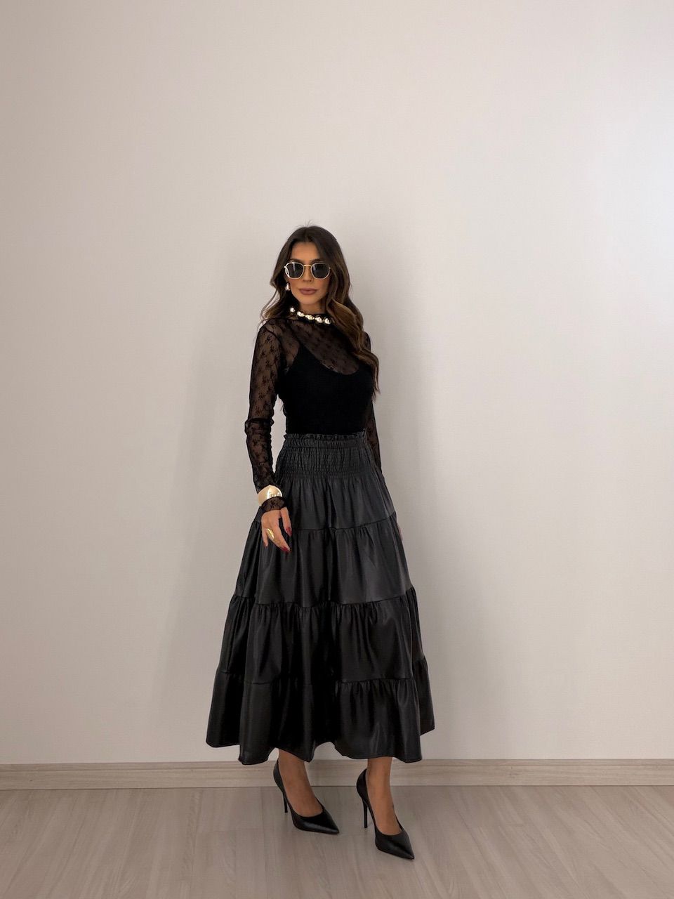 SAIA NICOLY PU PRETO