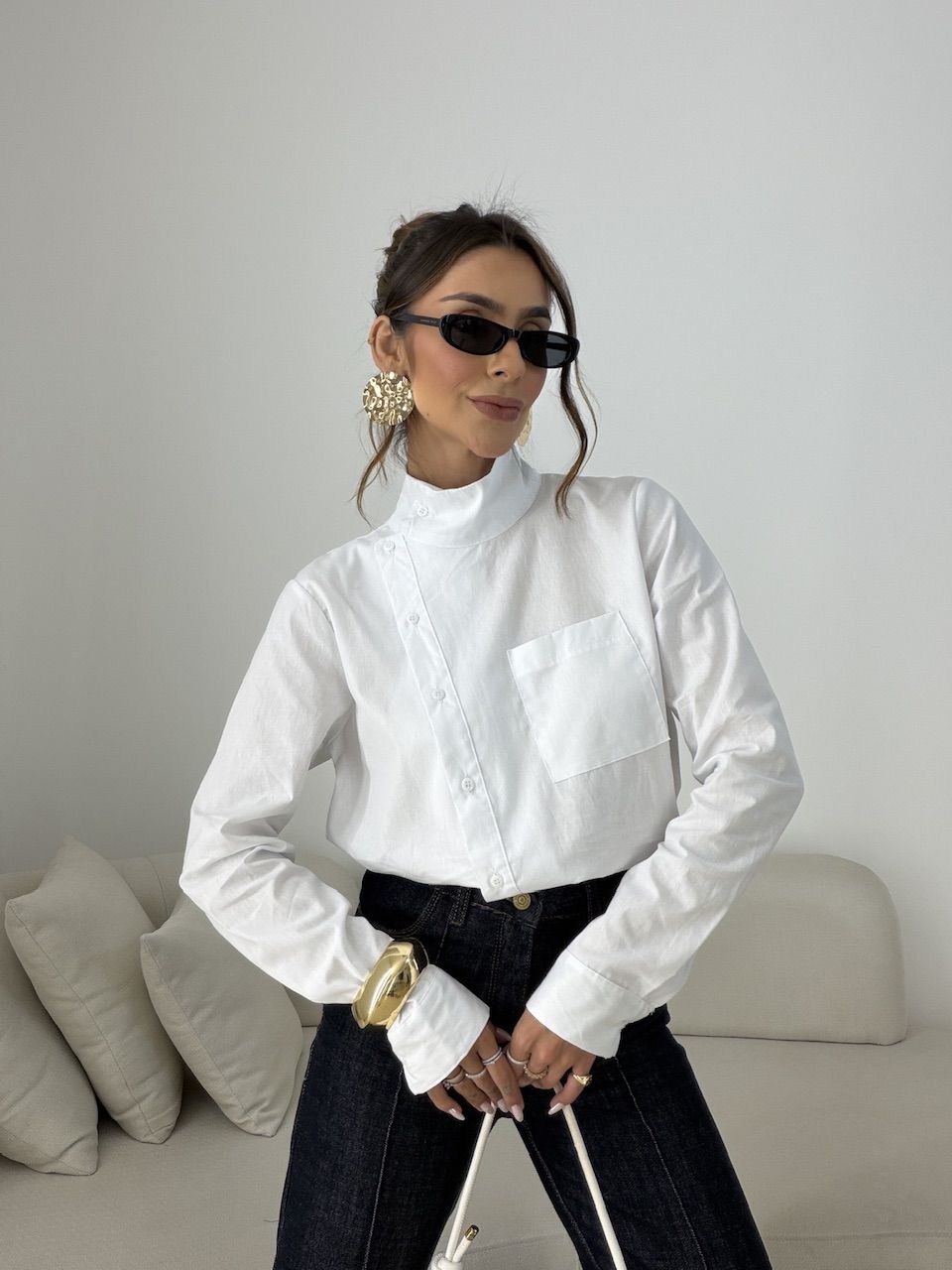 CAMISA AGATHA BÁSICA OFF