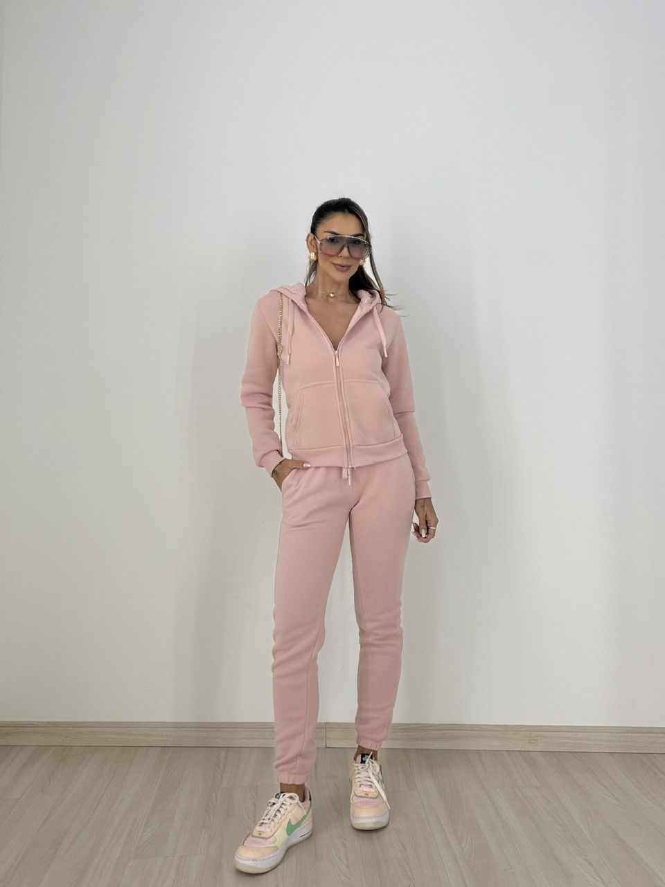 CONJUNTO ROSE MOLETOM ROSA - 0078510031 - CAROLLA FERRARO