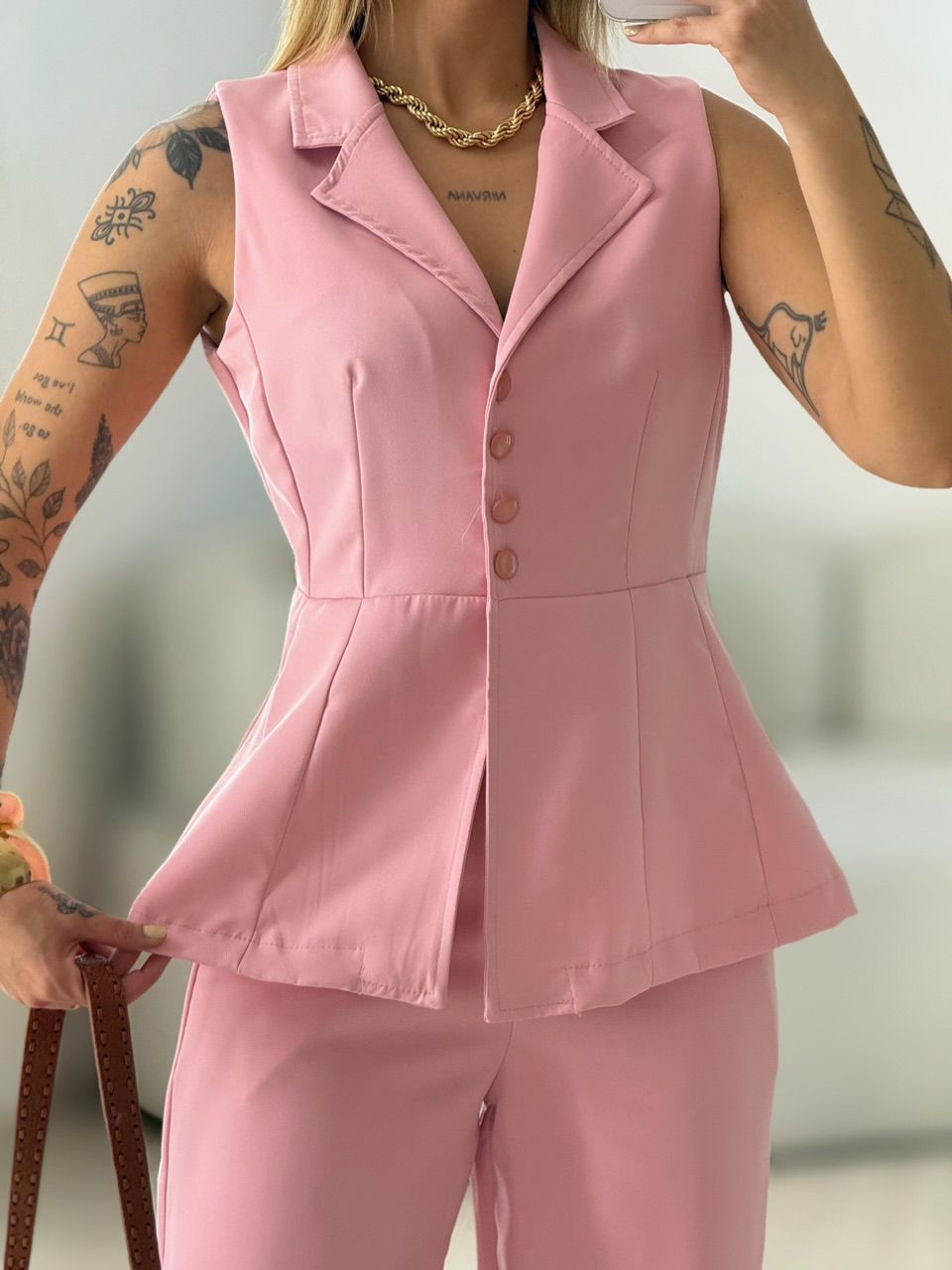 CONJUNTO GABRIELA COLETE ROSA