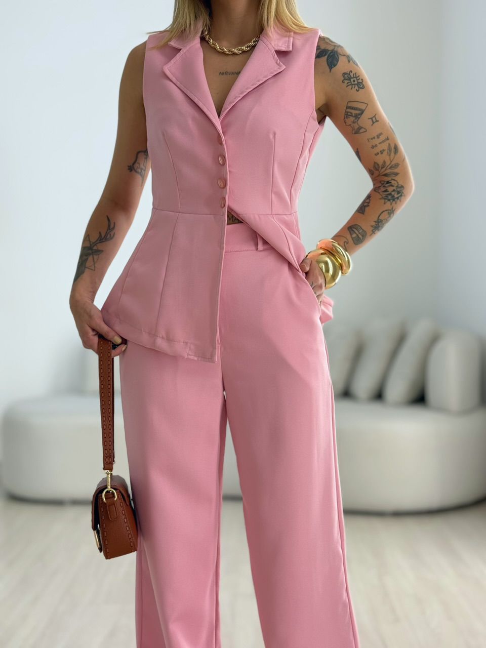 CONJUNTO GABRIELA COLETE ROSA