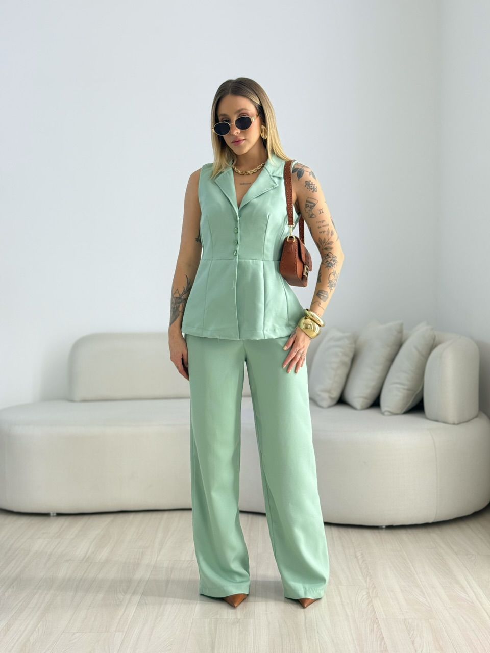 CONJUNTO GABRIELA COLETE VERDE